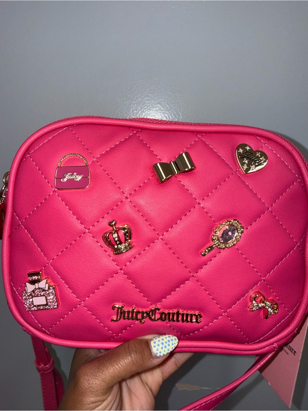 Juicy Couture Girl Only Camera/ Crossbody Bag in the color FREE LOVE (NWT)